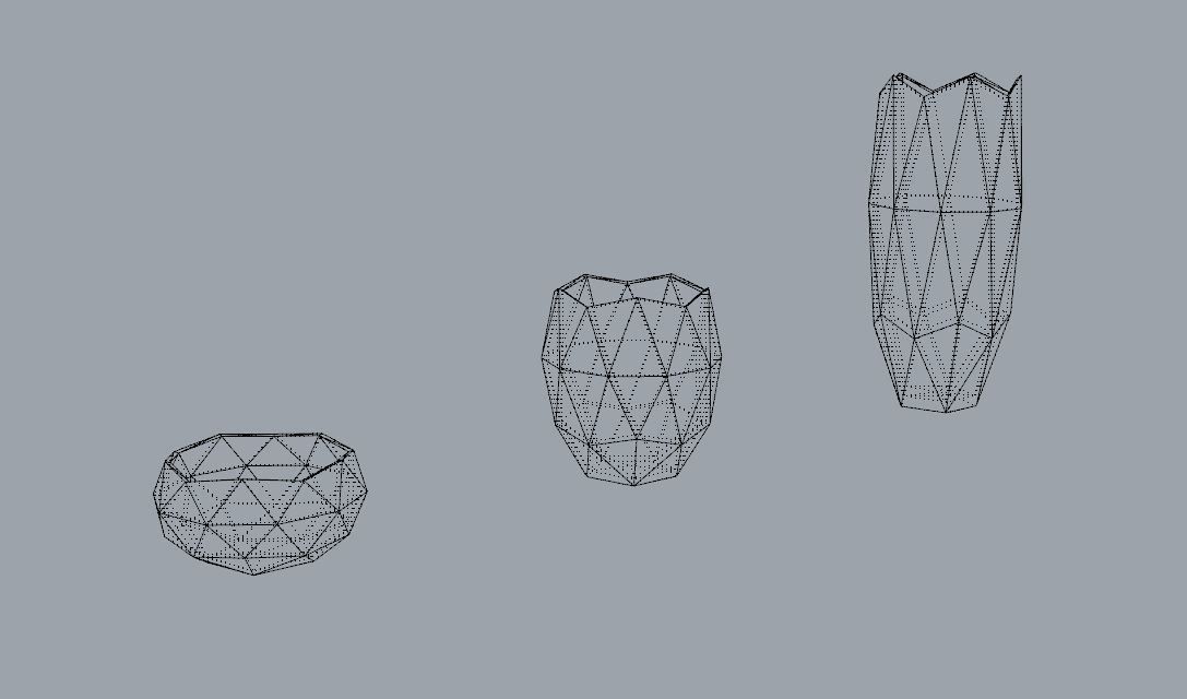 Geometric Planters - Type 2 3D print model_1