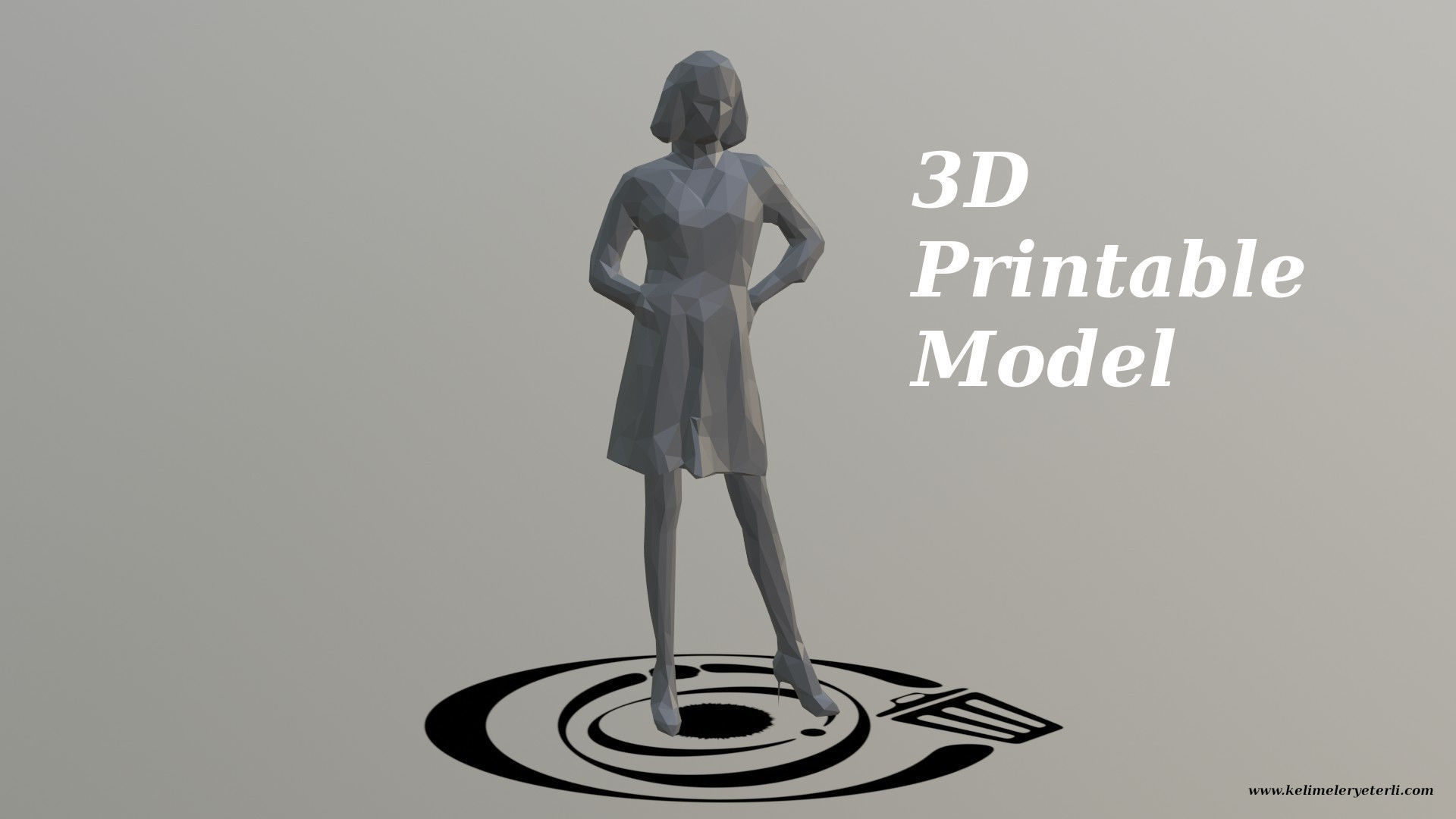 Human 044 LP R Low-poly 3D model_4