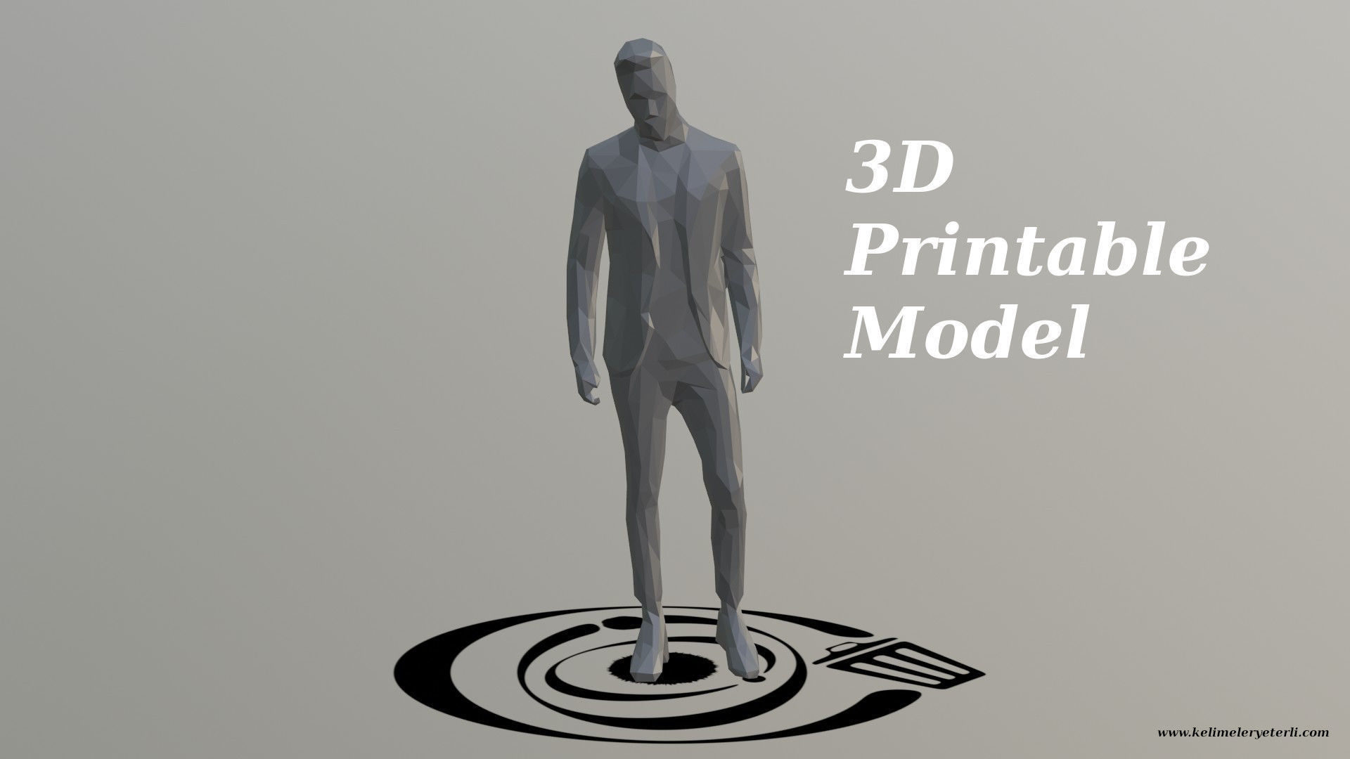 Human 045 LP R Low-poly 3D model_4