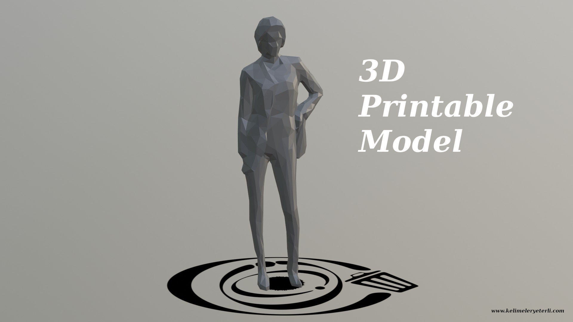 Human 046 LP R Low-poly 3D model_4