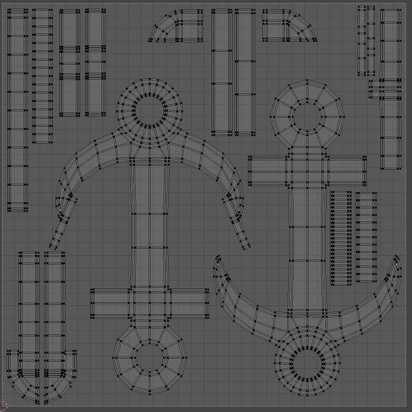 Anchor bracelet 3D print model_17