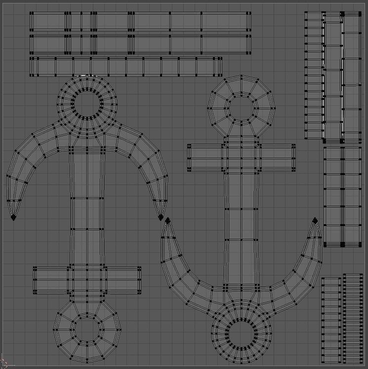 Anchor bracelet 3D print model_18