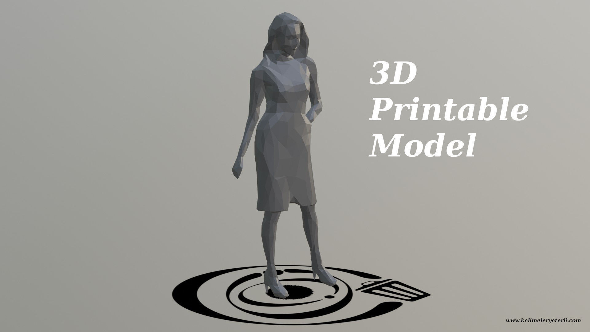 Human 047 LP R Low-poly 3D model_4