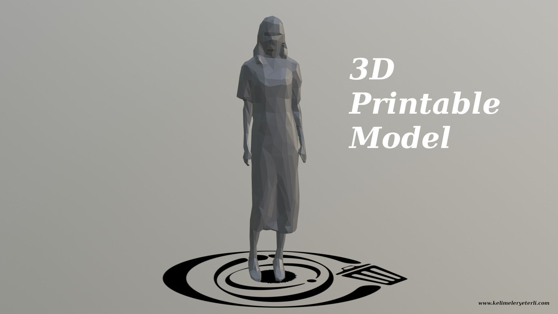 Human 048 LP R Low-poly 3D model_4