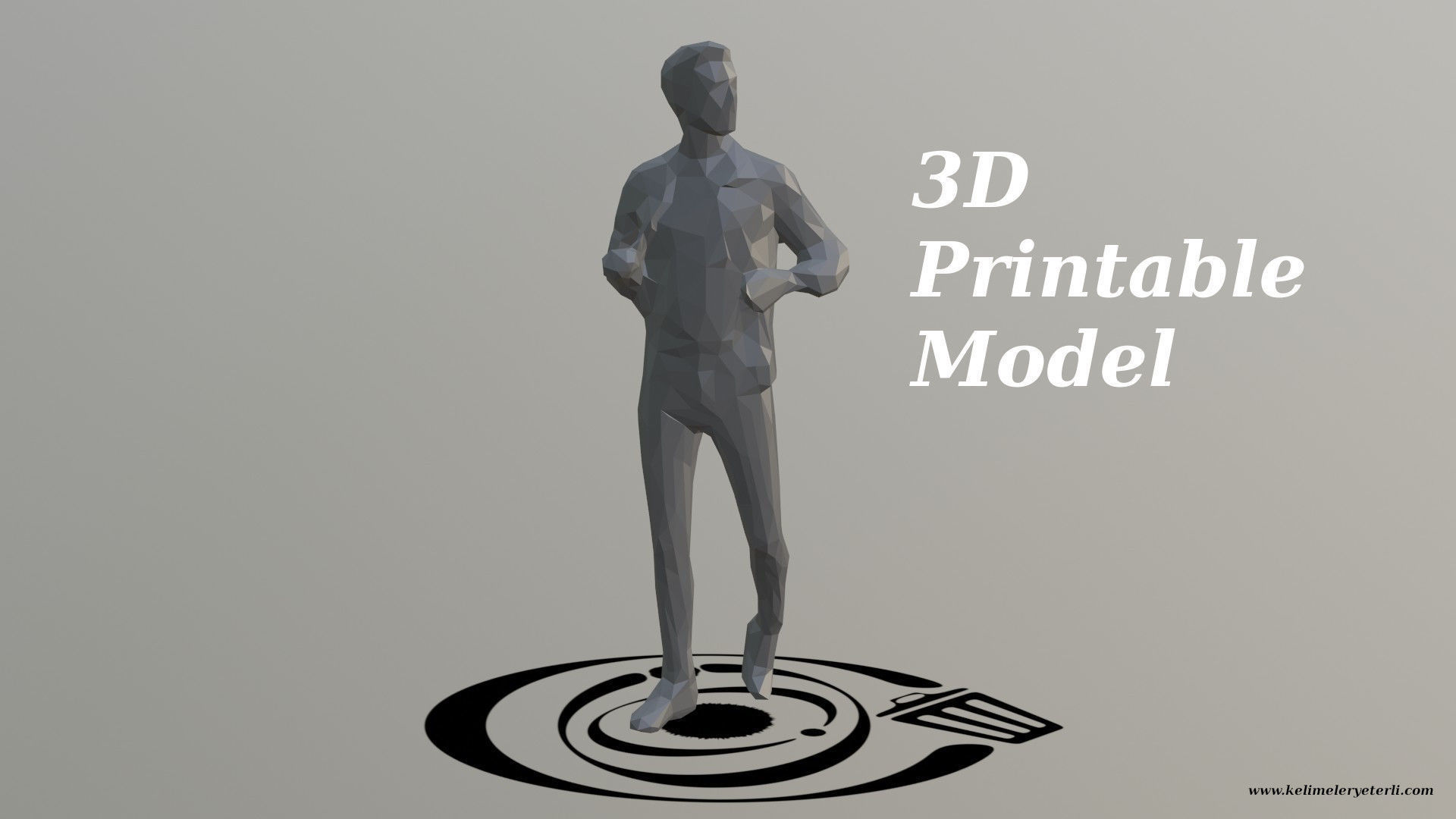 Human 049 LP R Low-poly 3D model_4