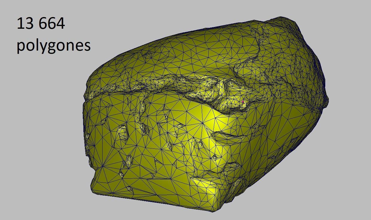 Bread homemade  Low-poly 3D model_13