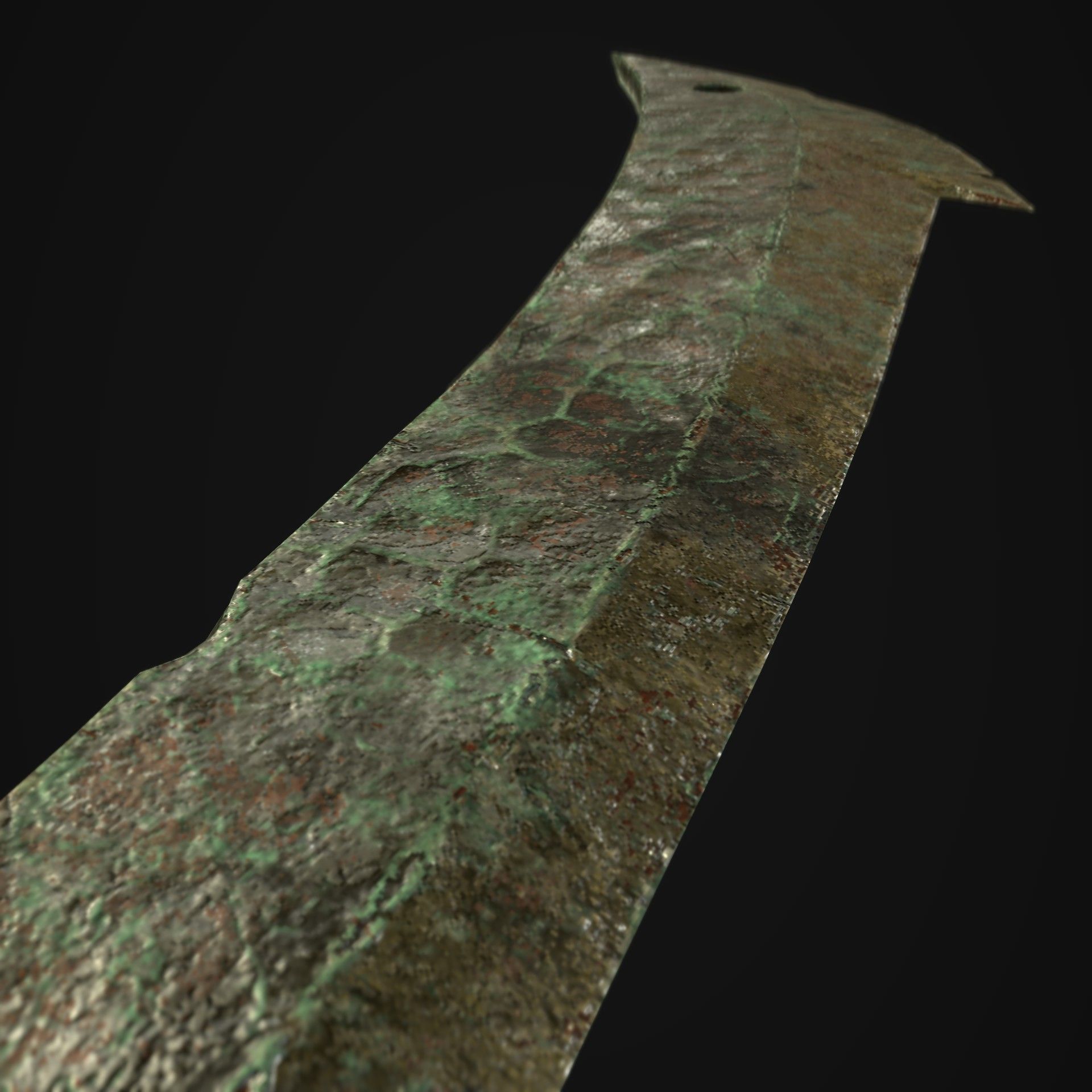 Orc Sword Low-poly 3D model_8