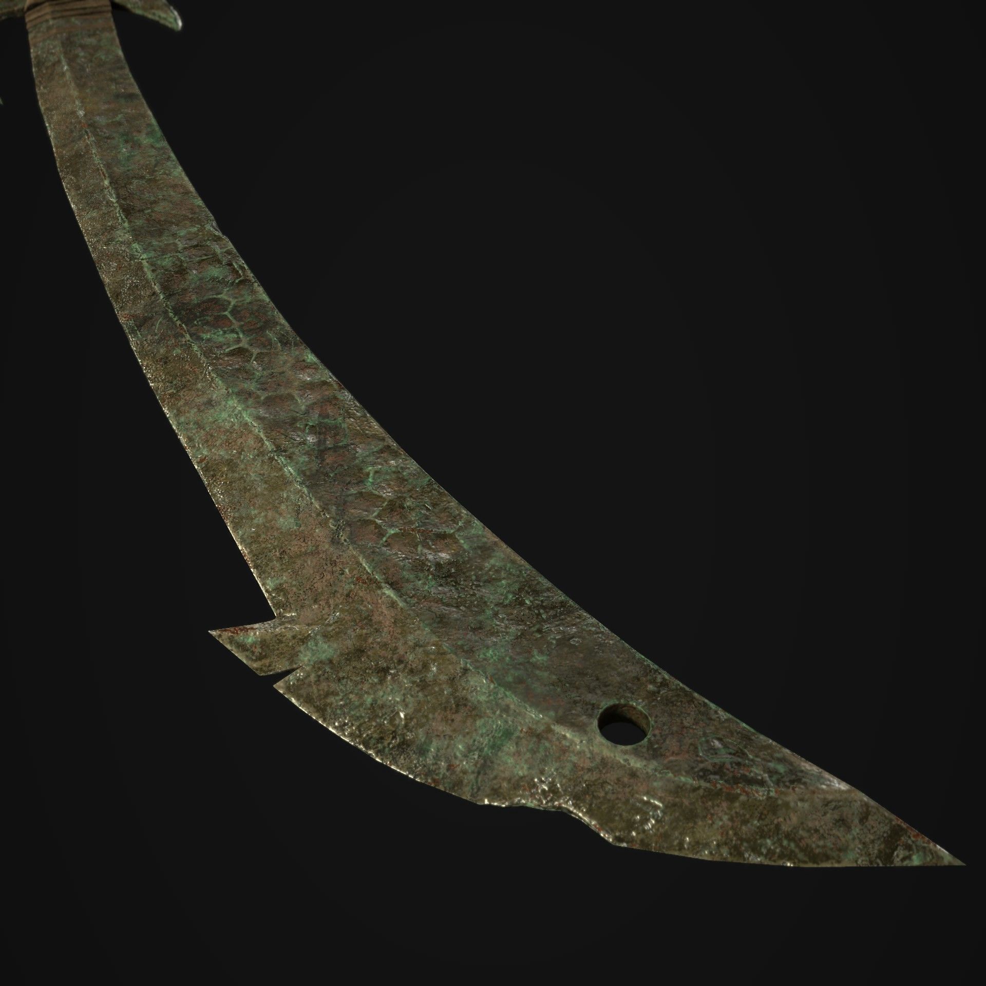 Orc Sword Low-poly 3D model_7