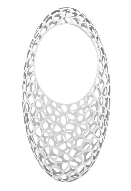 Bird Feeder - Mobius Egg Voronoi 3D print model_2