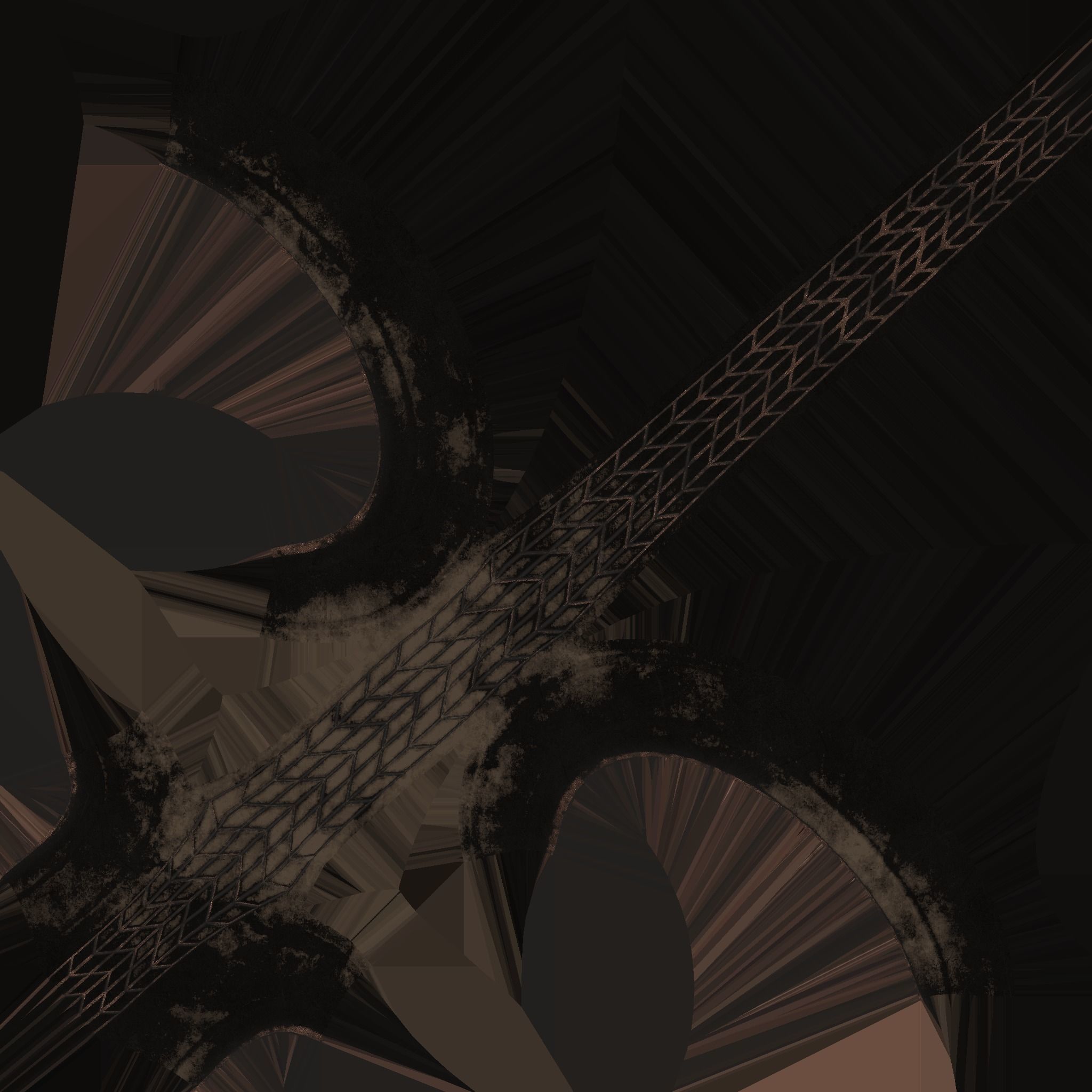 PBR Textured Low Poly Dirty Tire Game Ready Asset 3D Model Low-poly 3D model_13