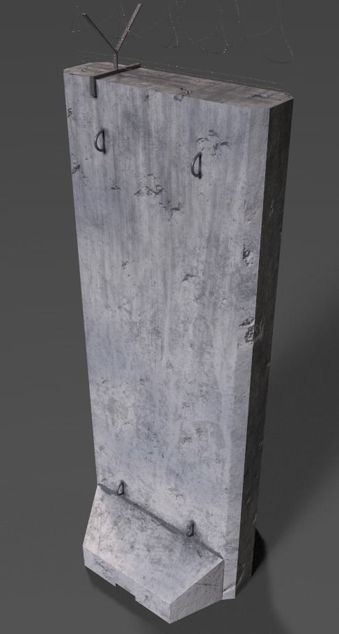 Military pack for checkpoints Low-poly 3D model_9