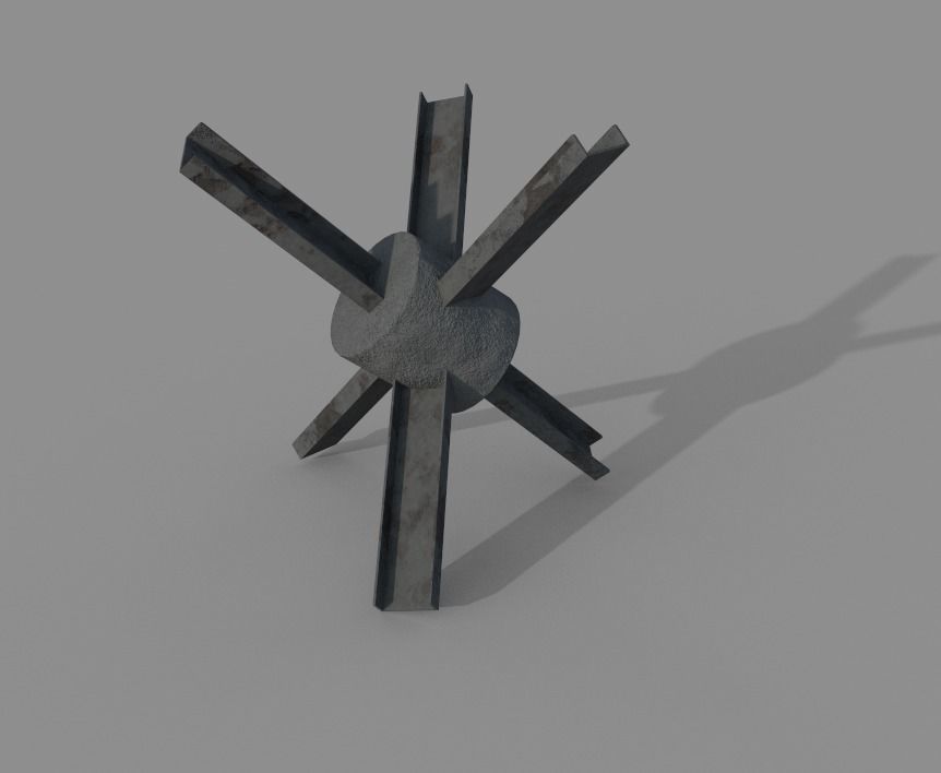 Military pack for checkpoints Low-poly 3D model_6