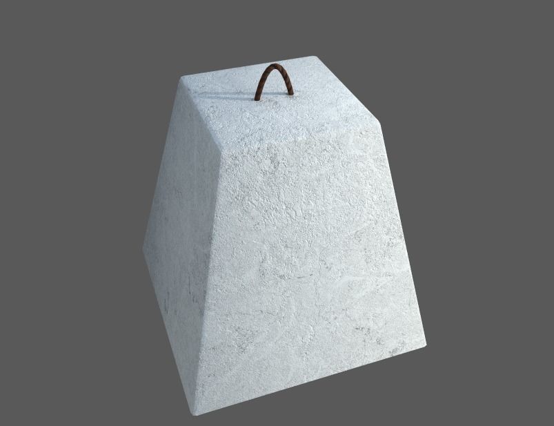 Military pack for checkpoints Low-poly 3D model_7