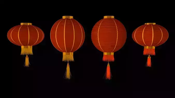 Chinese red lanterns