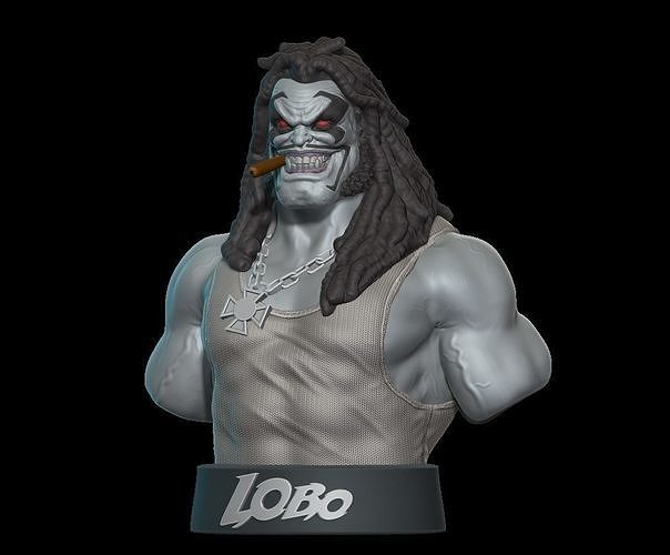 Lobo bust -  fanart   3D print model