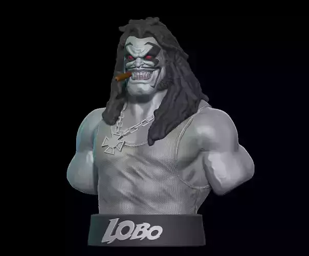 Lobo bust -  fanart  