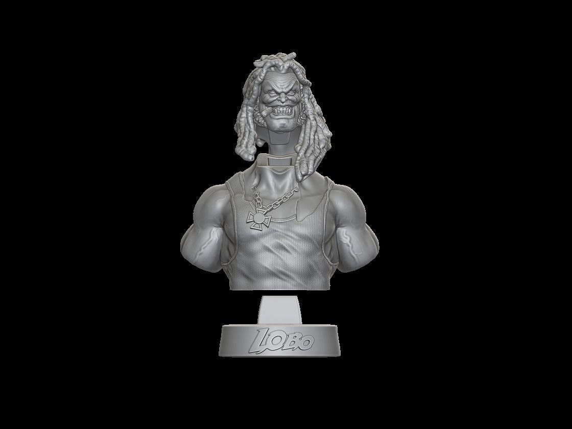 Lobo bust -  fanart   3D print model_8