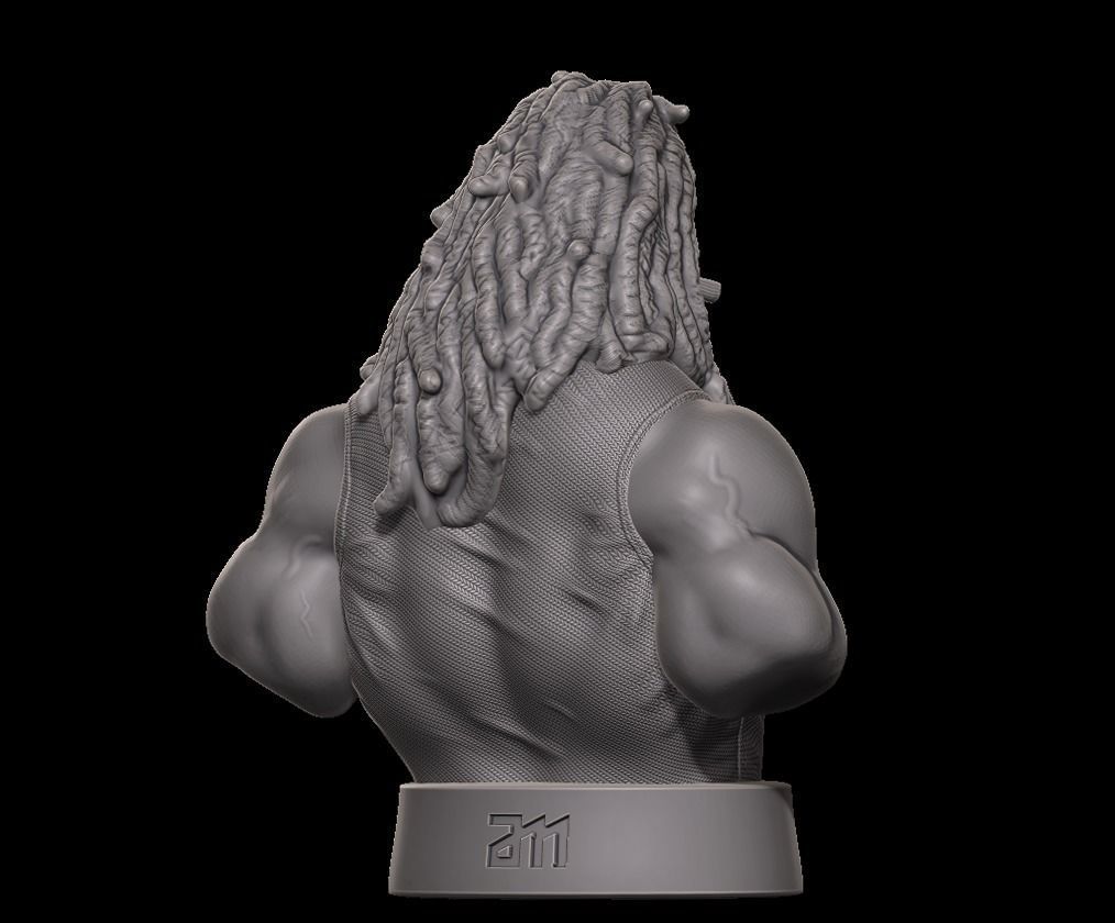 Lobo bust -  fanart   3D print model_5