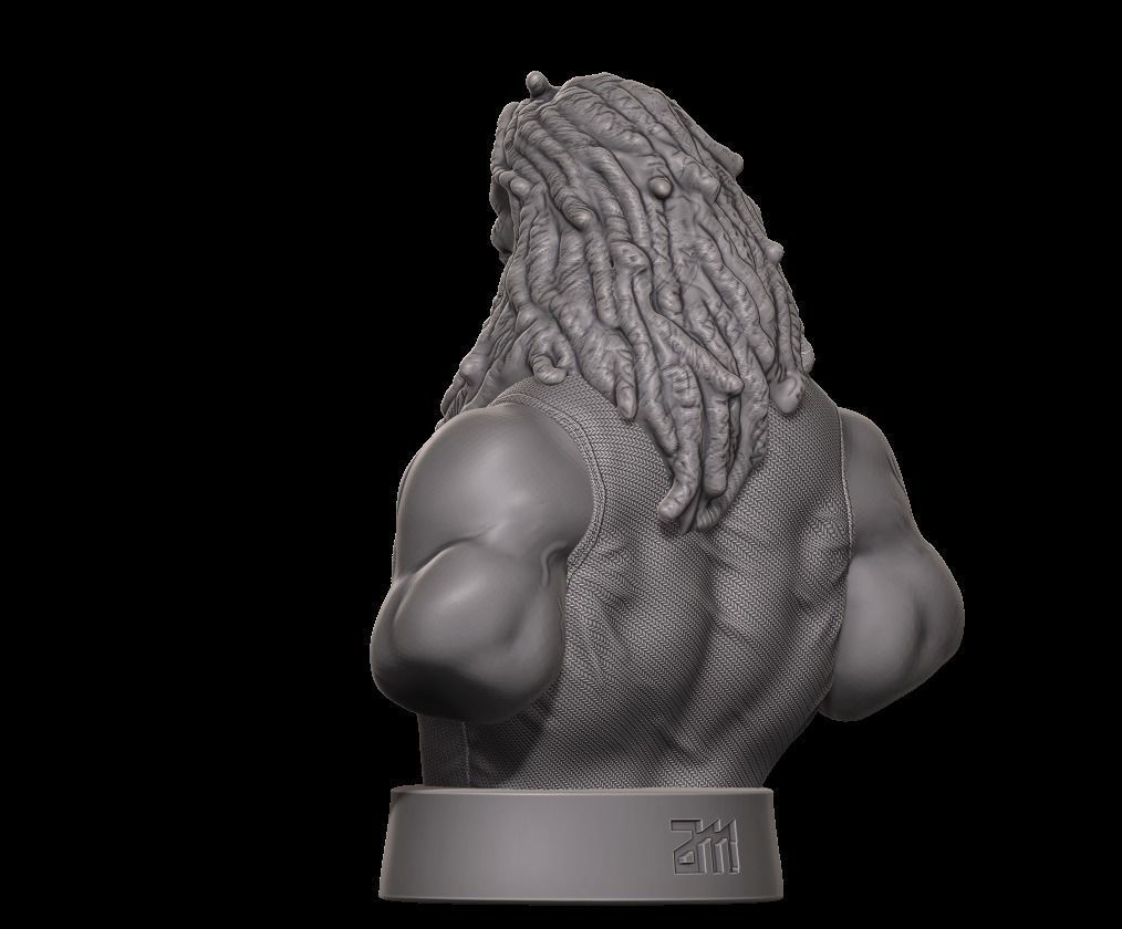 Lobo bust -  fanart   3D print model_6
