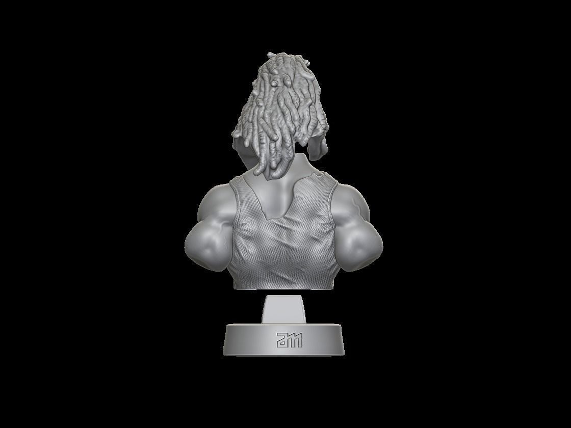 Lobo bust -  fanart   3D print model_7