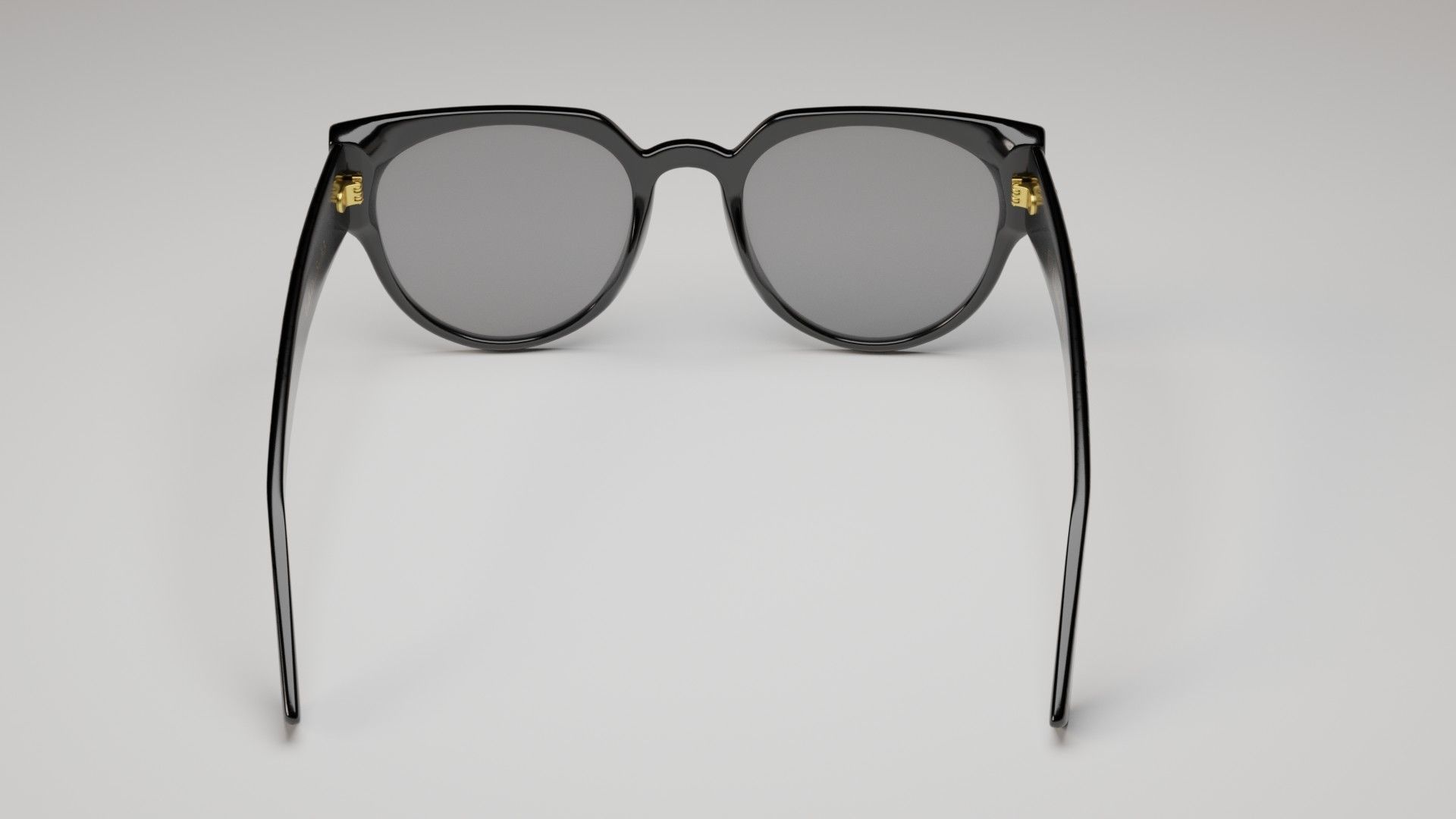 Dior sunglasses model VR AR low-poly 3d model Low-poly 3D model Low-poly 3D model_2