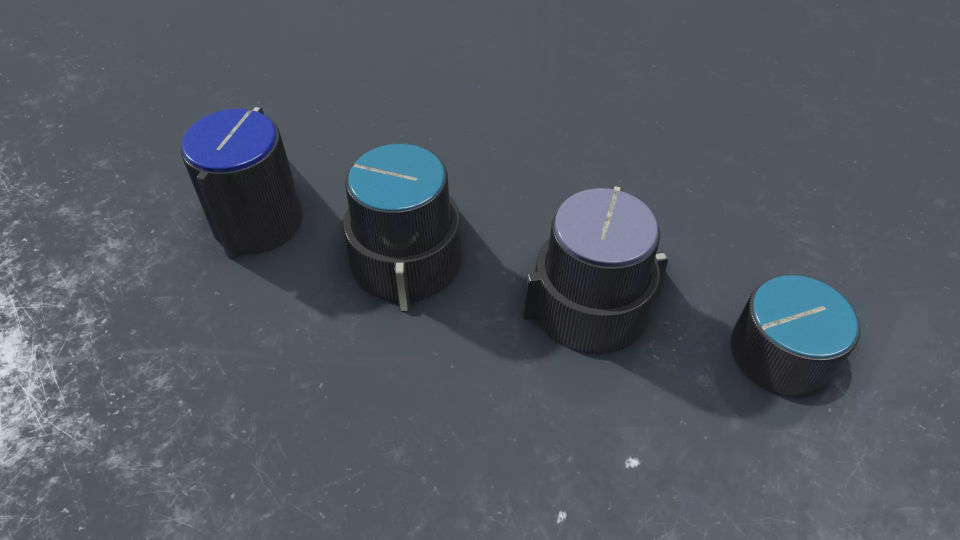 Neve 31102 Console Audio Knobs 3D model_0