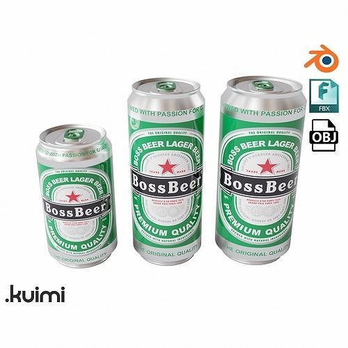 Beer Can Pack 03 3D model