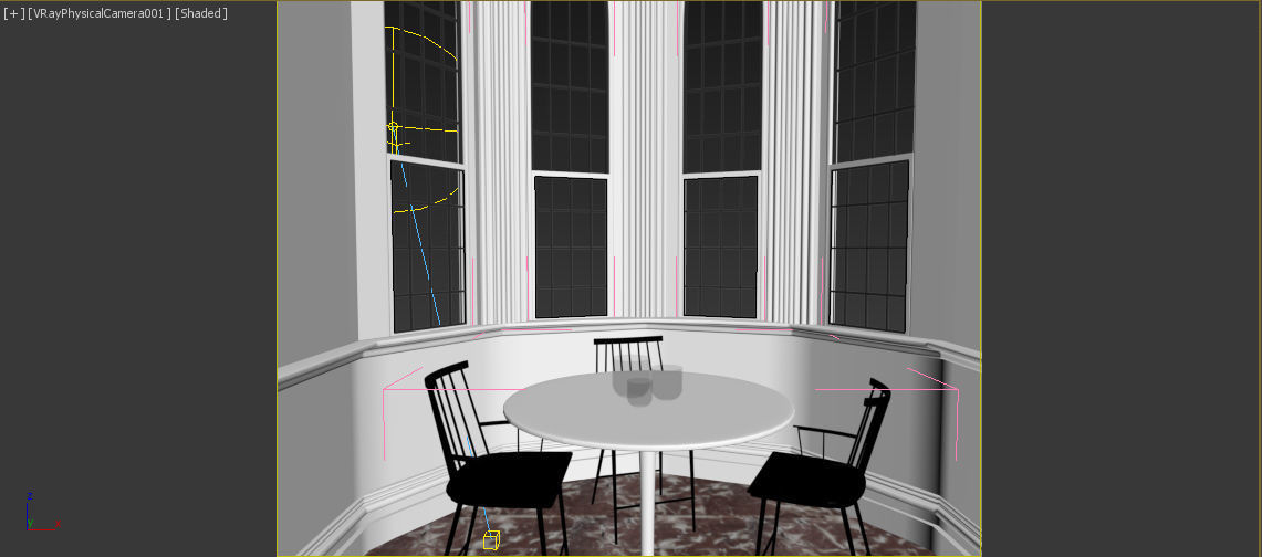 european dining 3D model_3