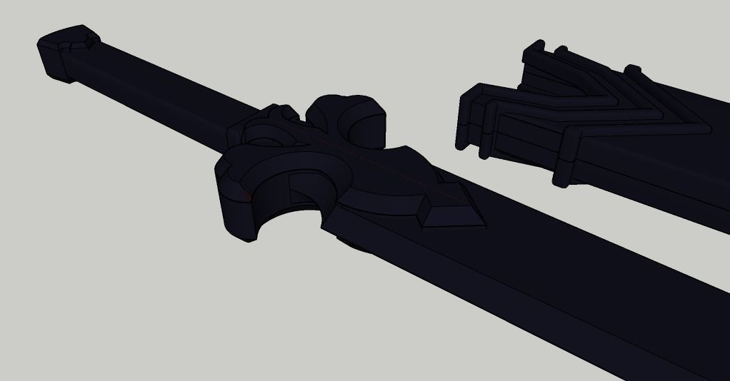 NIGHT SKY SWORD 3D print model_1