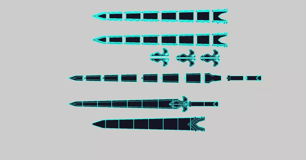 NIGHT SKY SWORD 3D print model_0