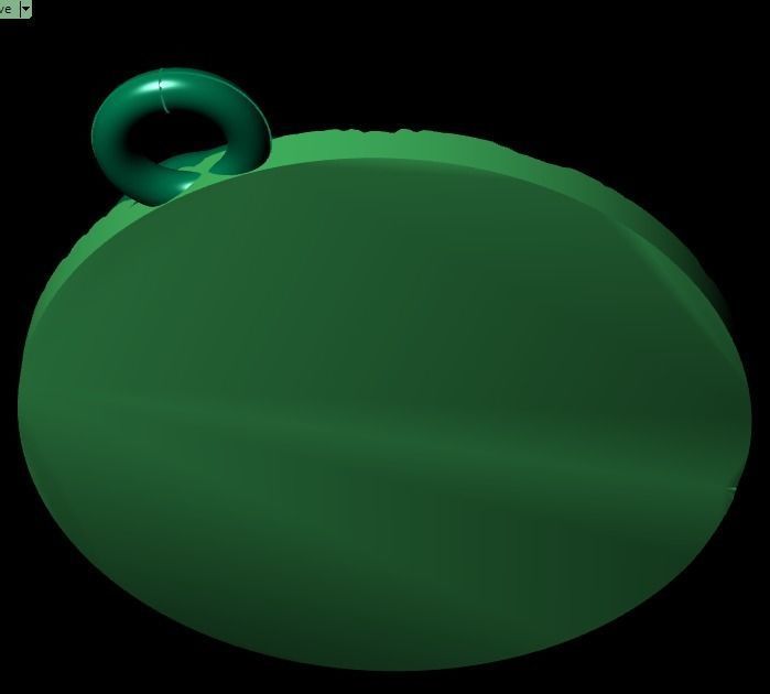 baby pendant 3D print model_23