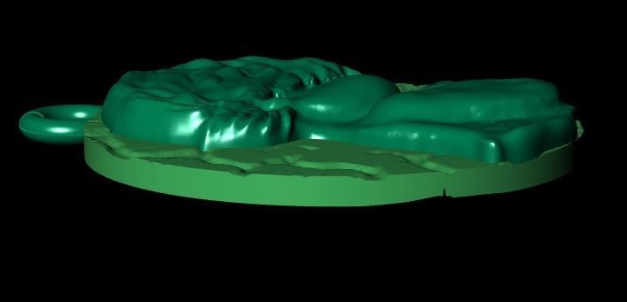 baby pendant 3D print model_21