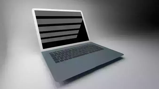 PC 3D apple macbook pro laptop