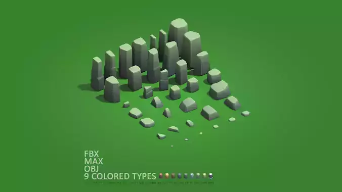 Cartoon Stones Pack1 - Bundle Collection