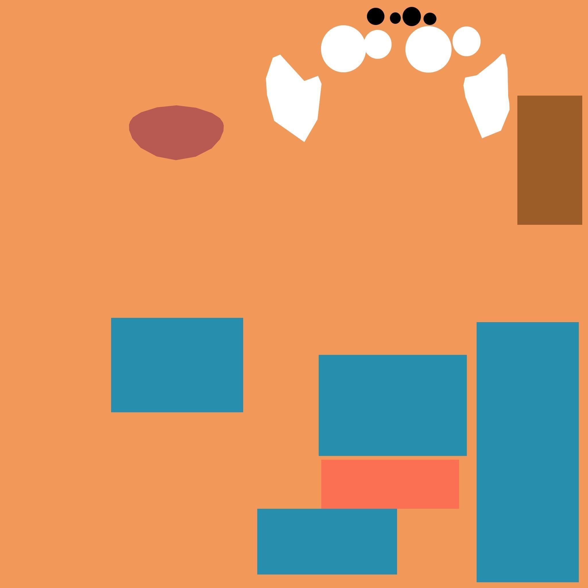 Oliver and Mitey Lowpoly 3D model_7