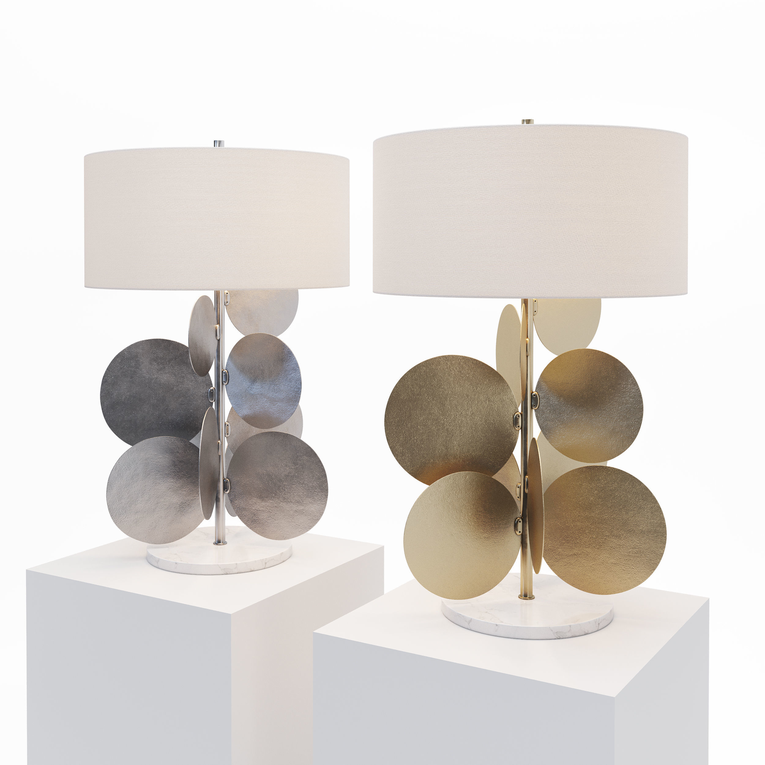 Lampe Pastilles 3D model_2