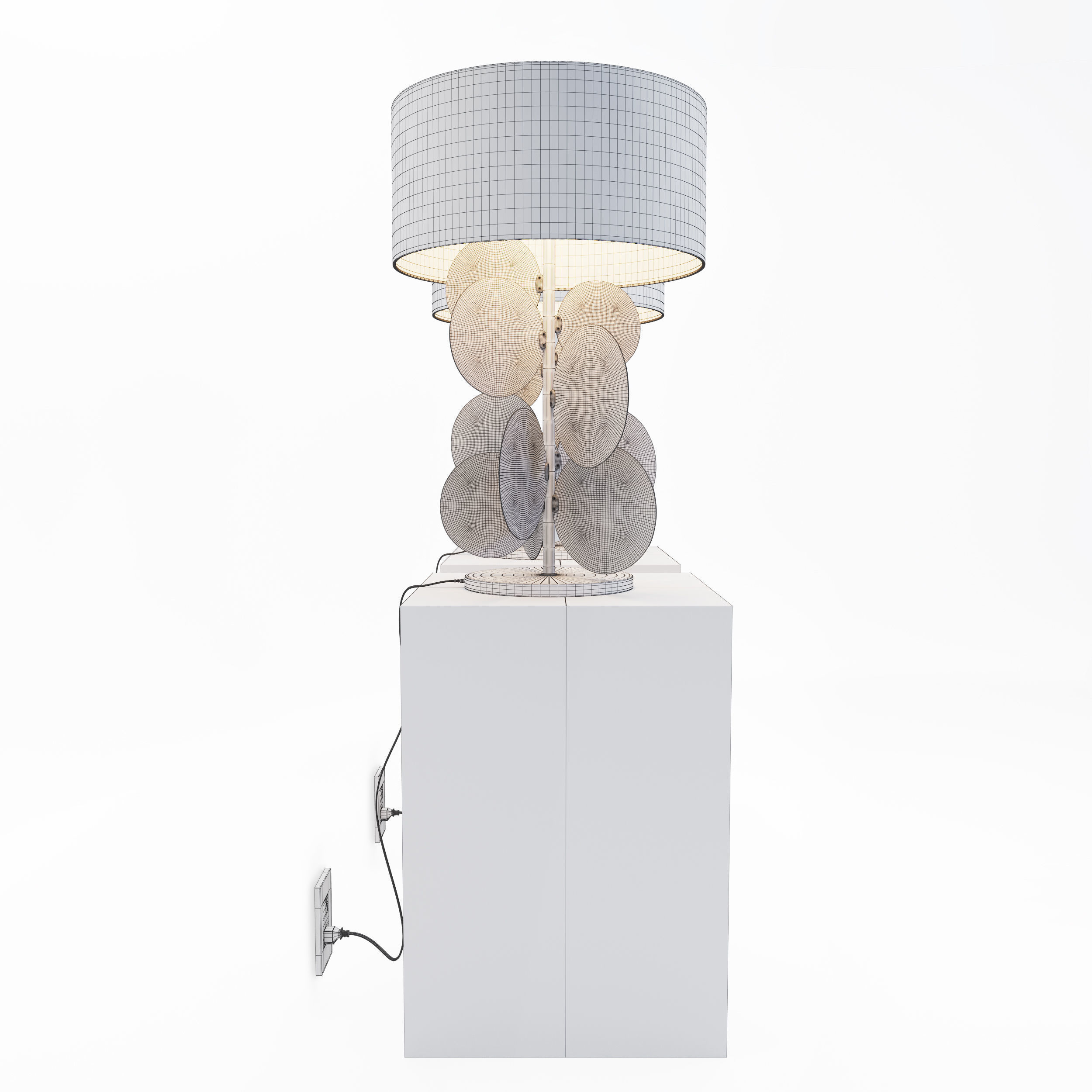 Lampe Pastilles 3D model_7