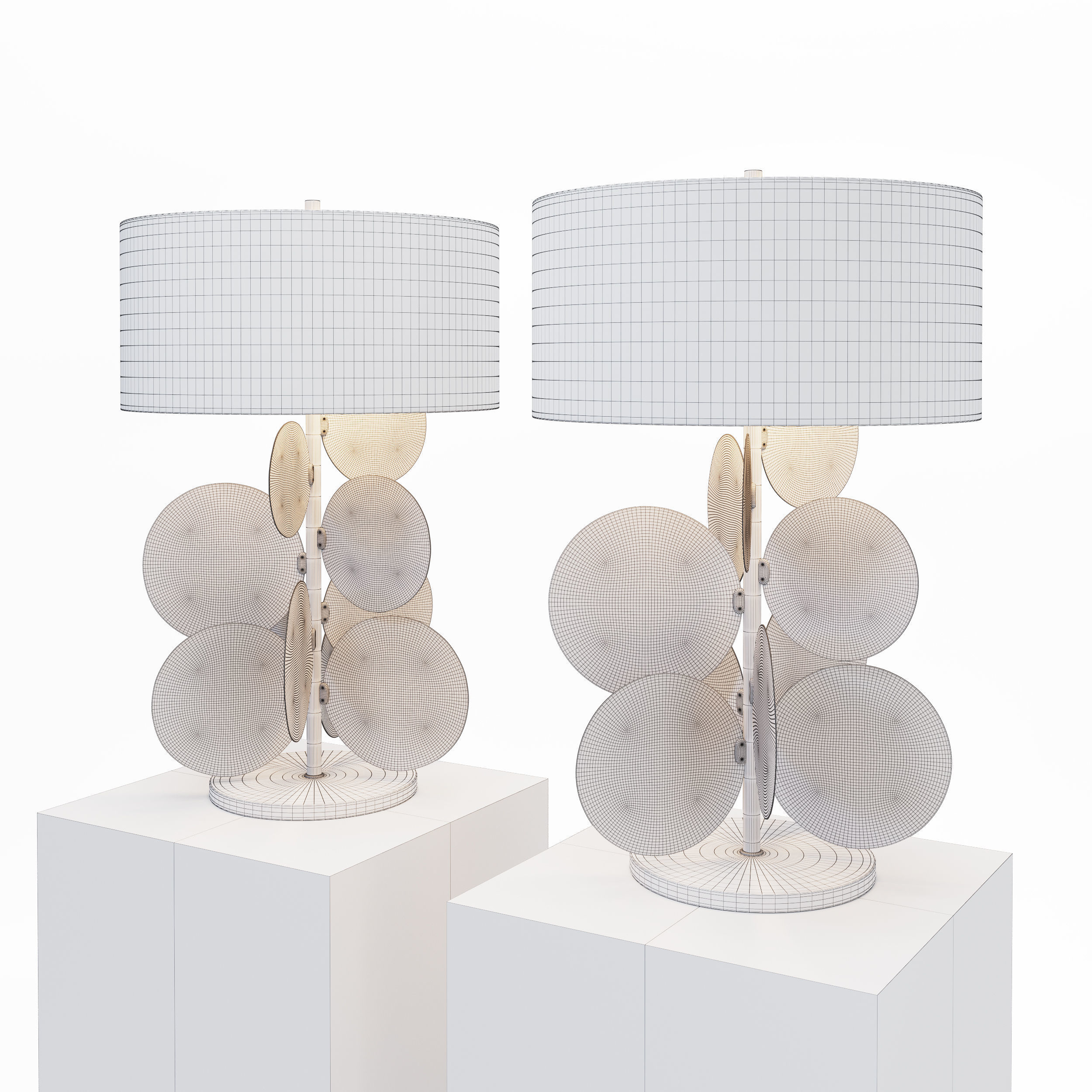 Lampe Pastilles 3D model_3