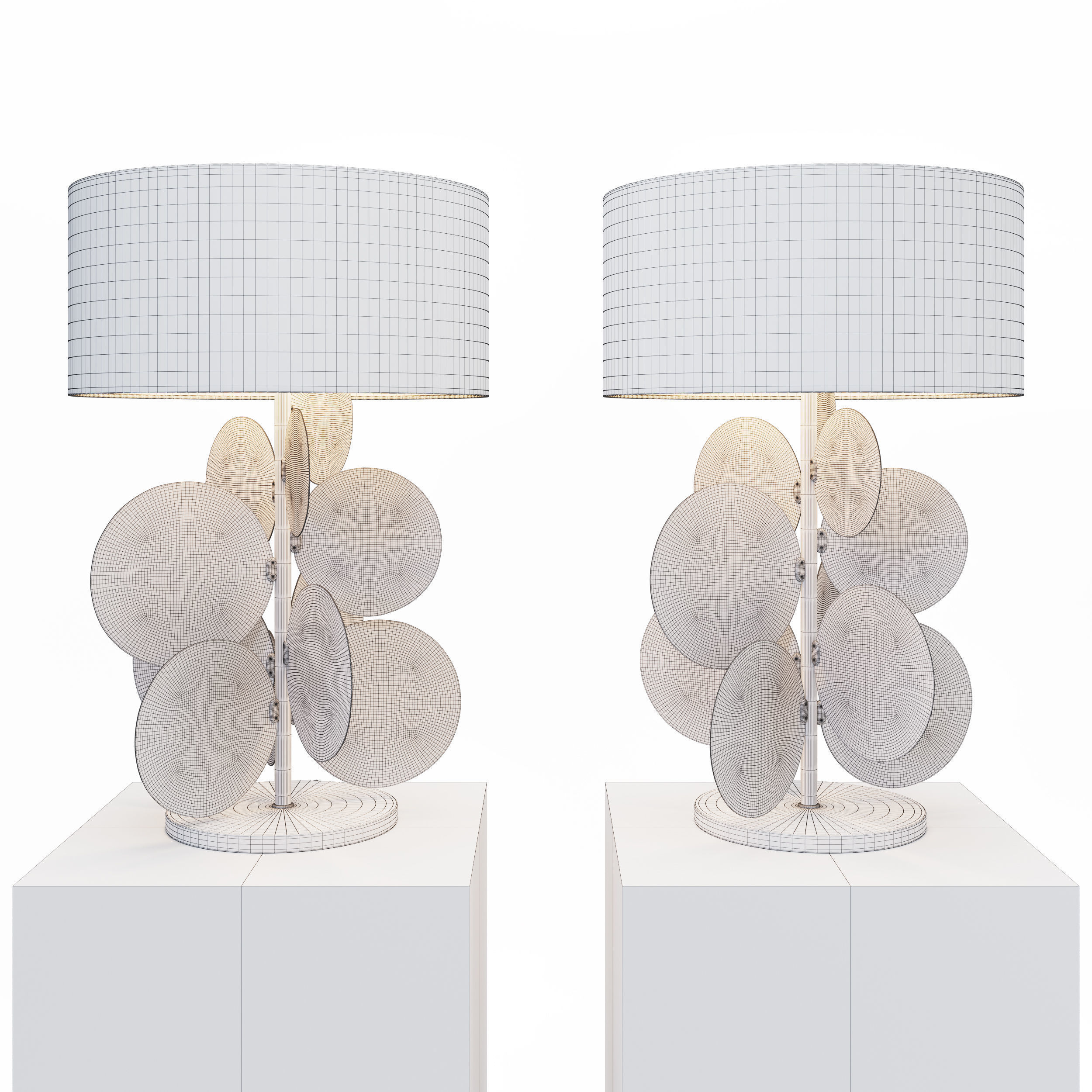 Lampe Pastilles 3D model_1