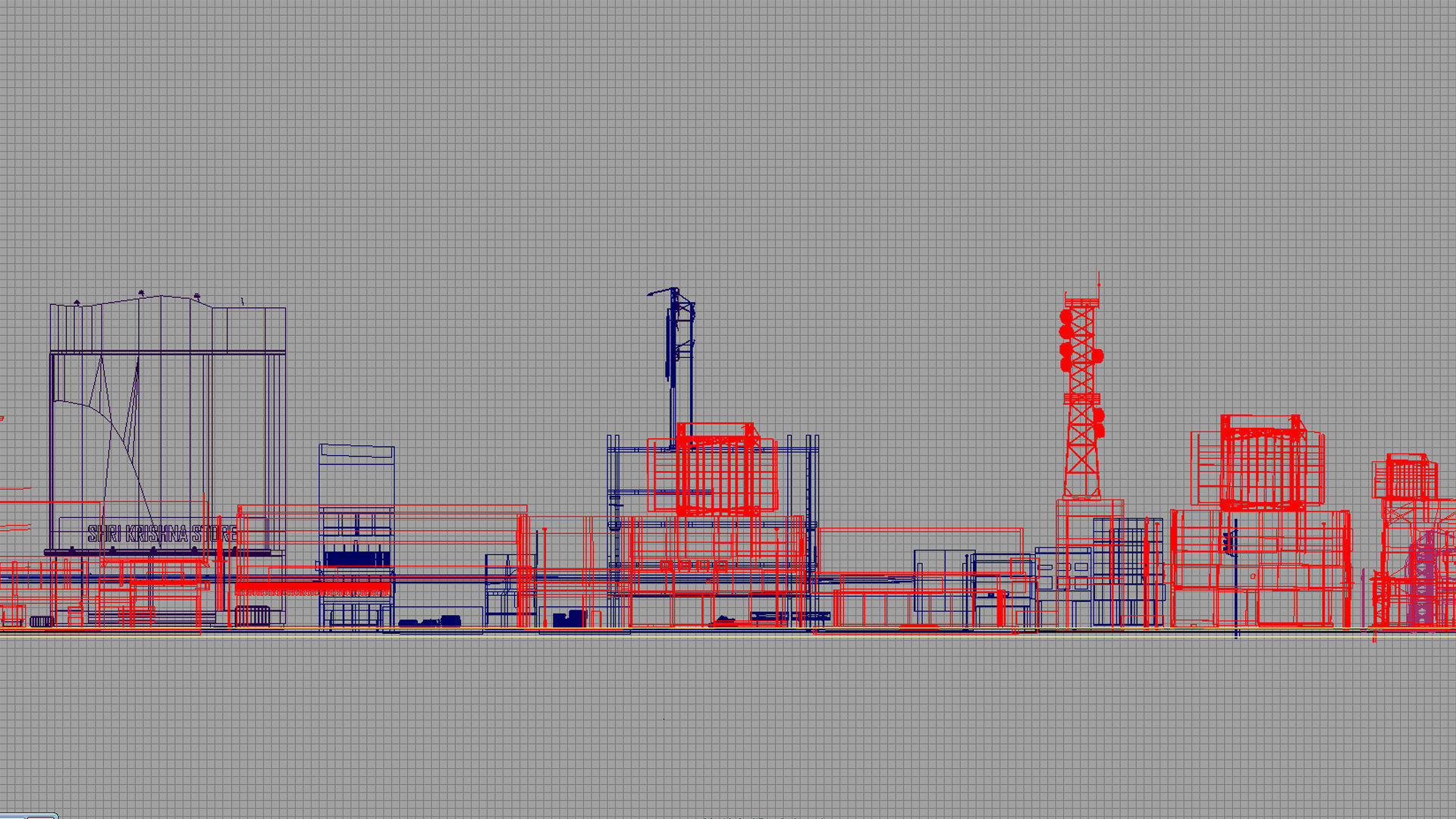 market bazaar street road 3d model 3D model_89