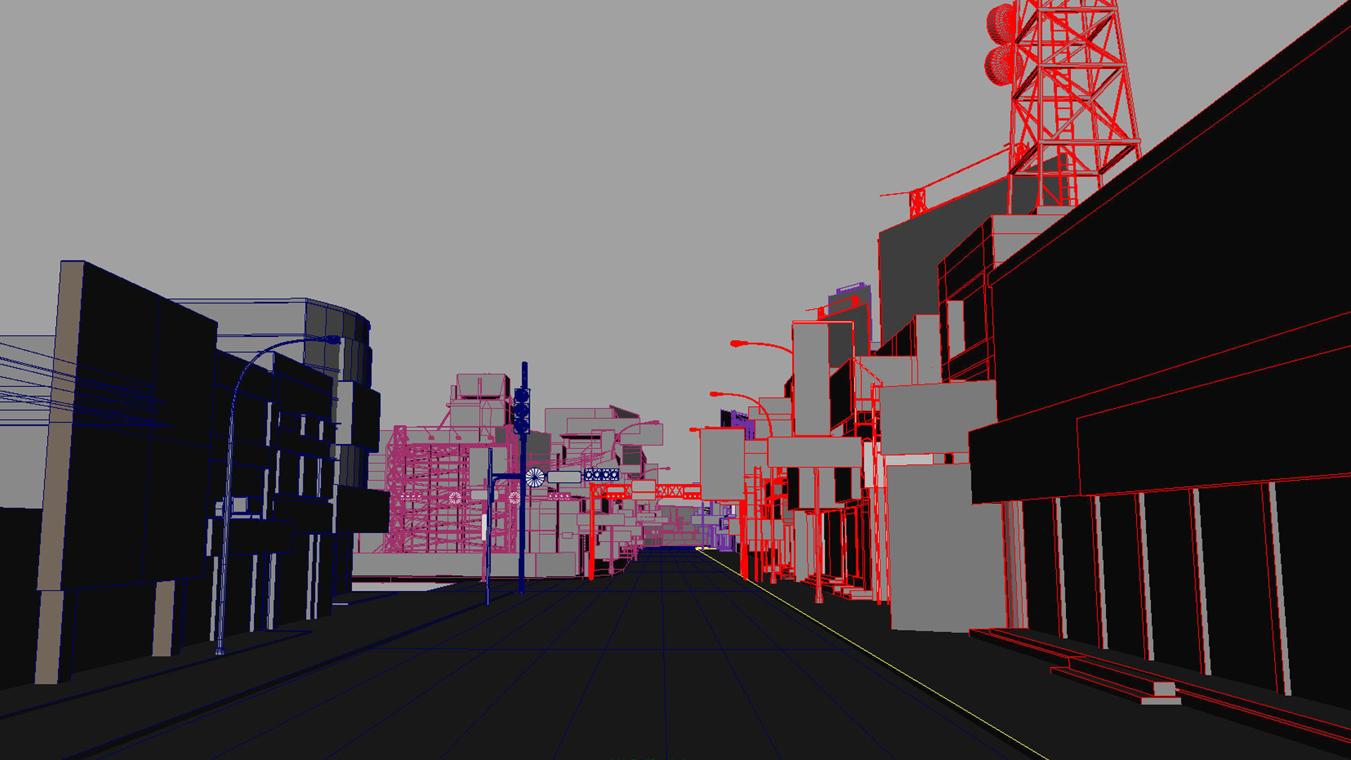 market bazaar street road 3d model 3D model_141