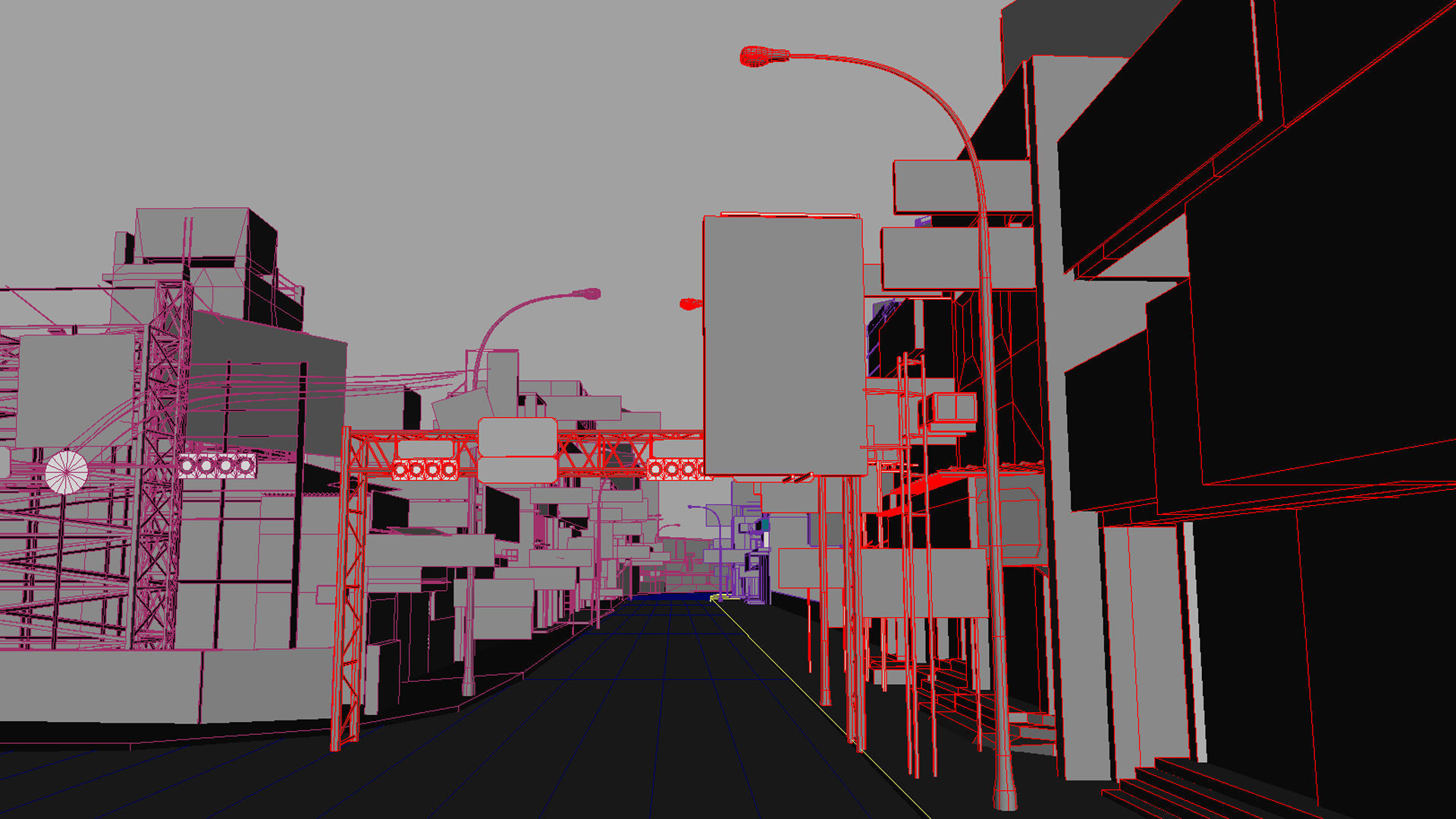 market bazaar street road 3d model 3D model_142