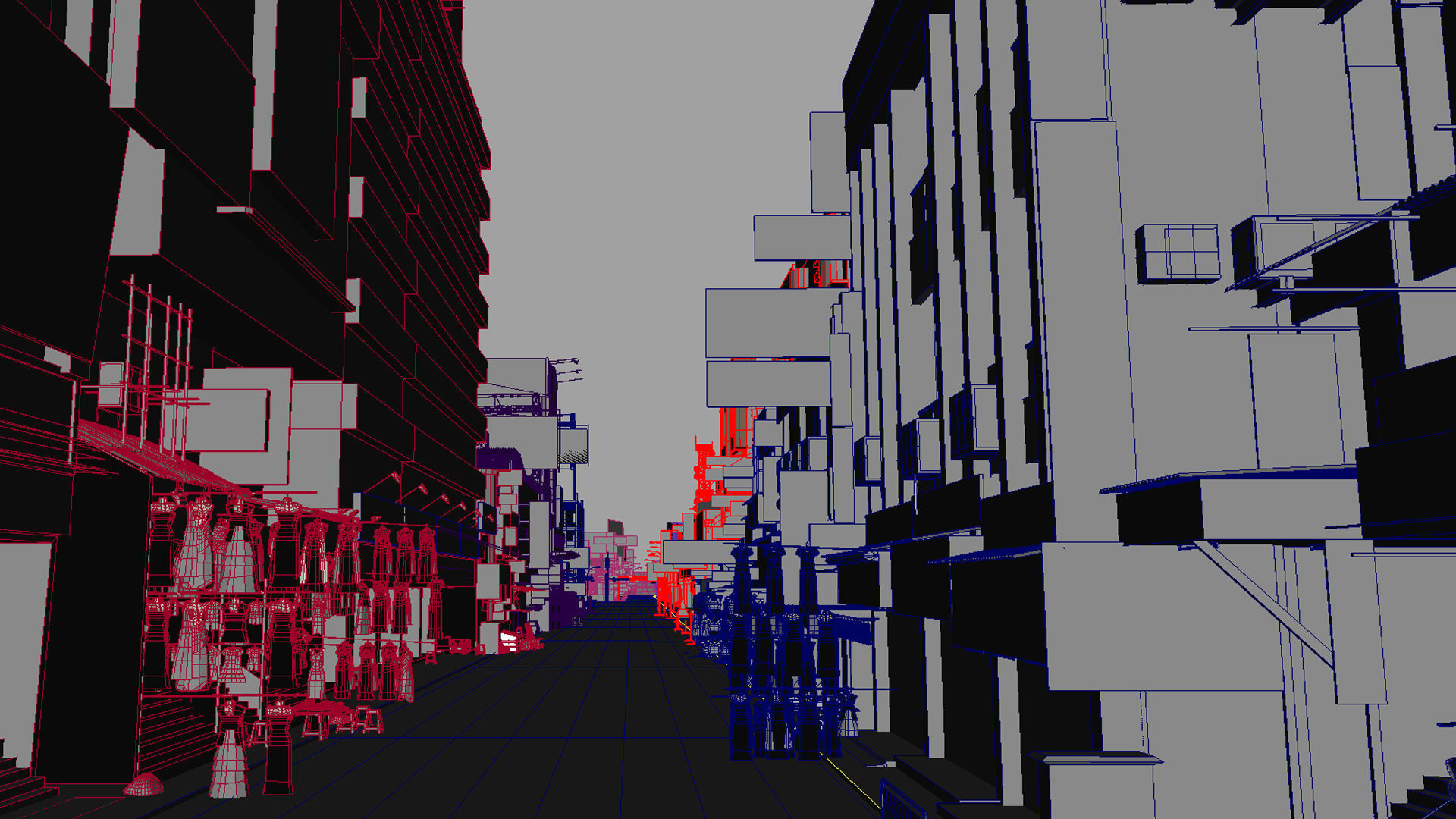 market bazaar street road 3d model 3D model_139