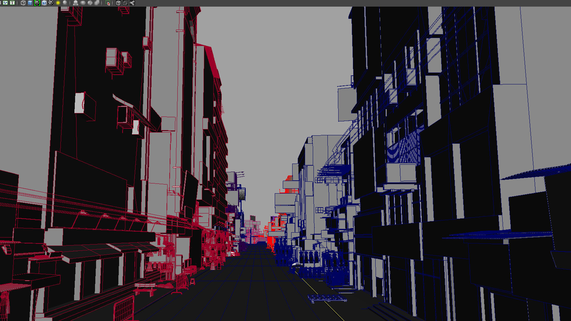 market bazaar street road 3d model 3D model_135