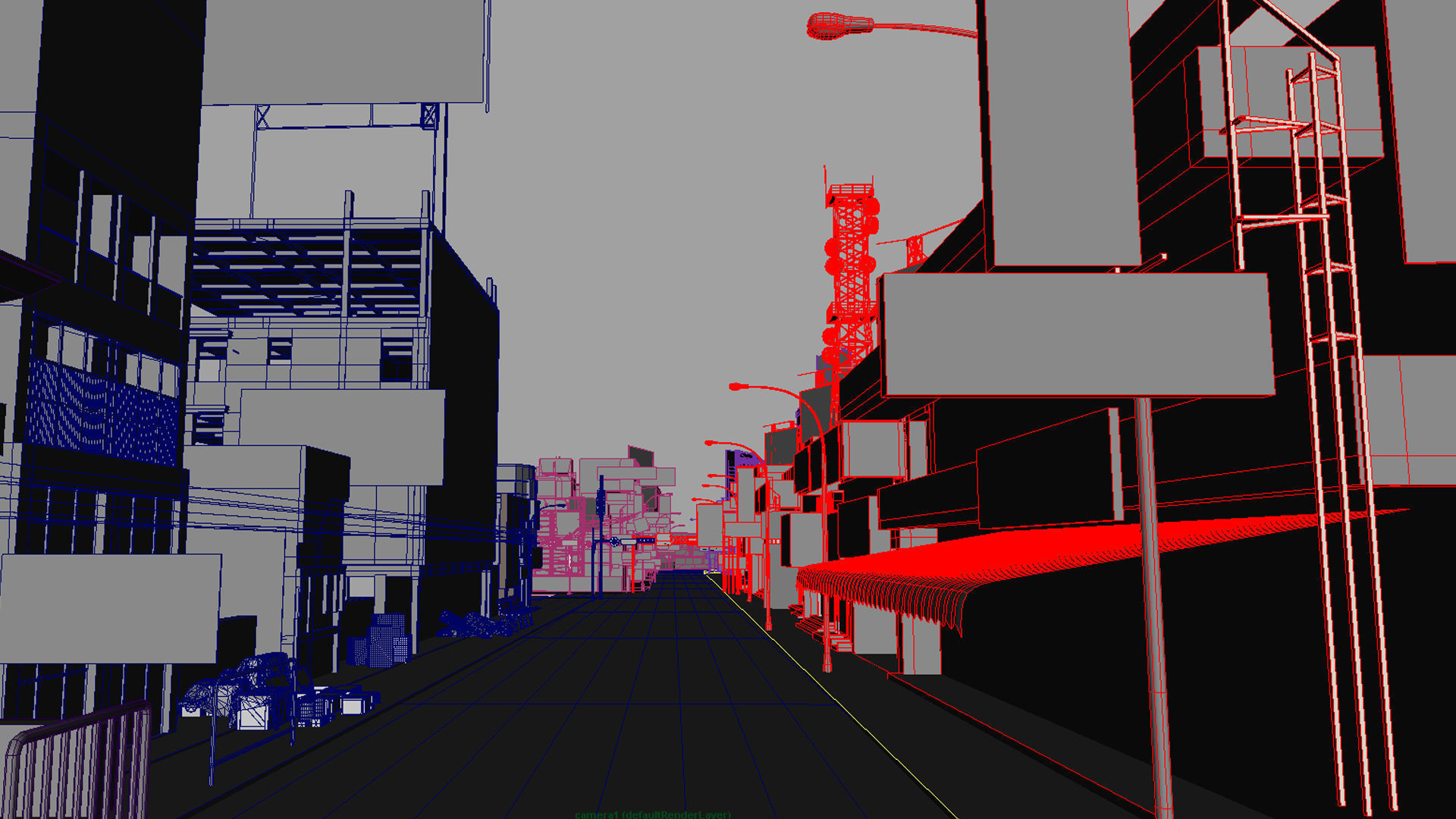 market bazaar street road 3d model 3D model_138