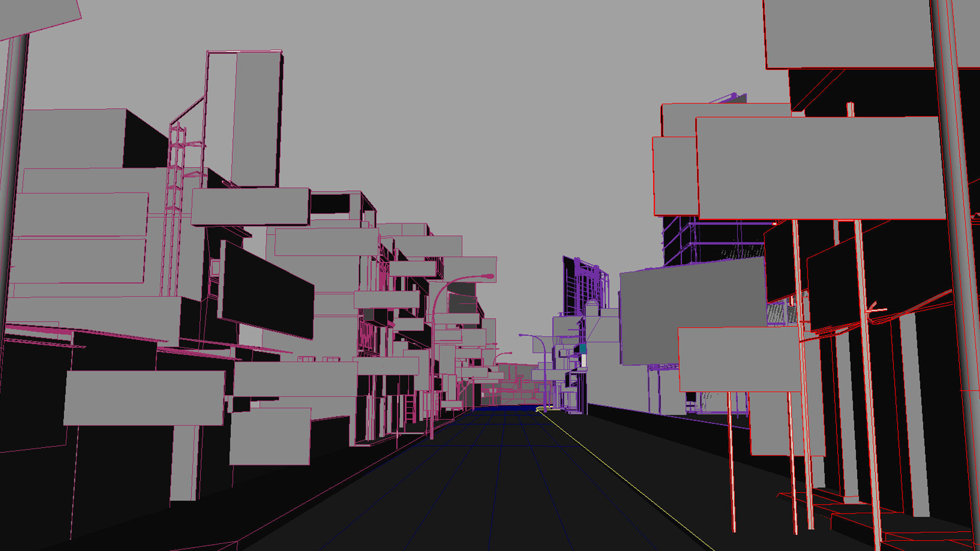 market bazaar street road 3d model 3D model_145