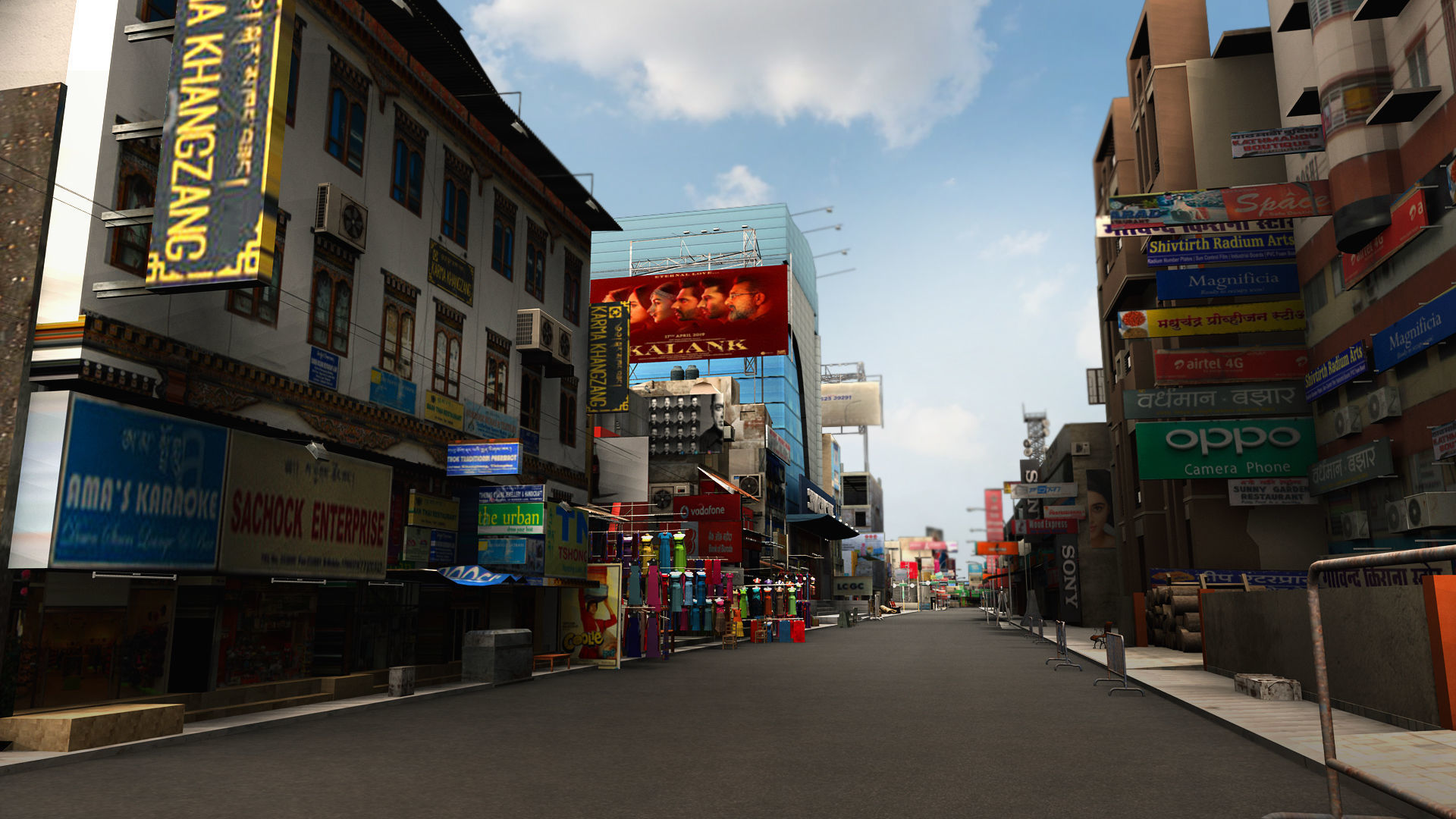 market bazaar street road 3d model 3D model_72