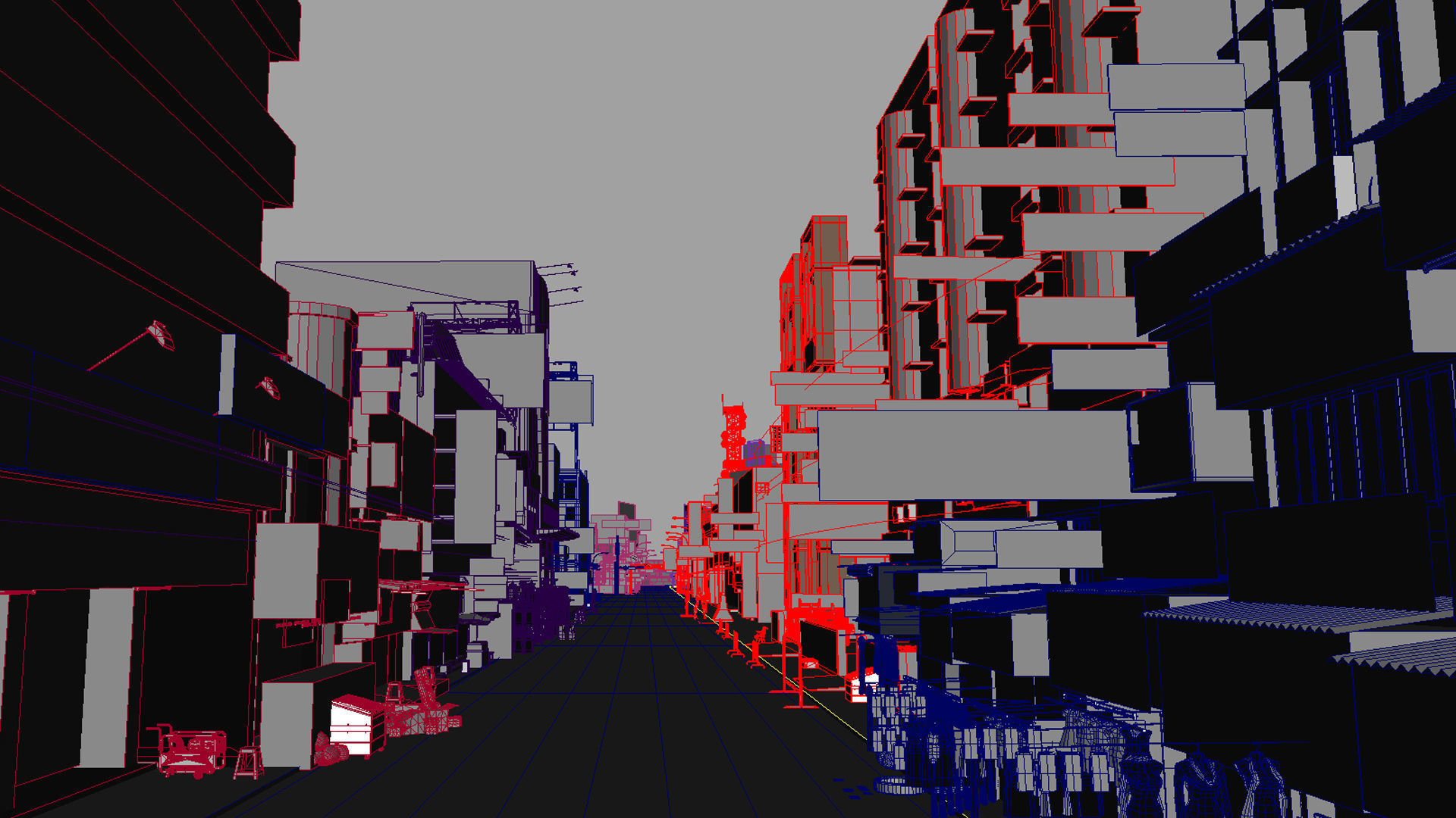 market bazaar street road 3d model 3D model_136