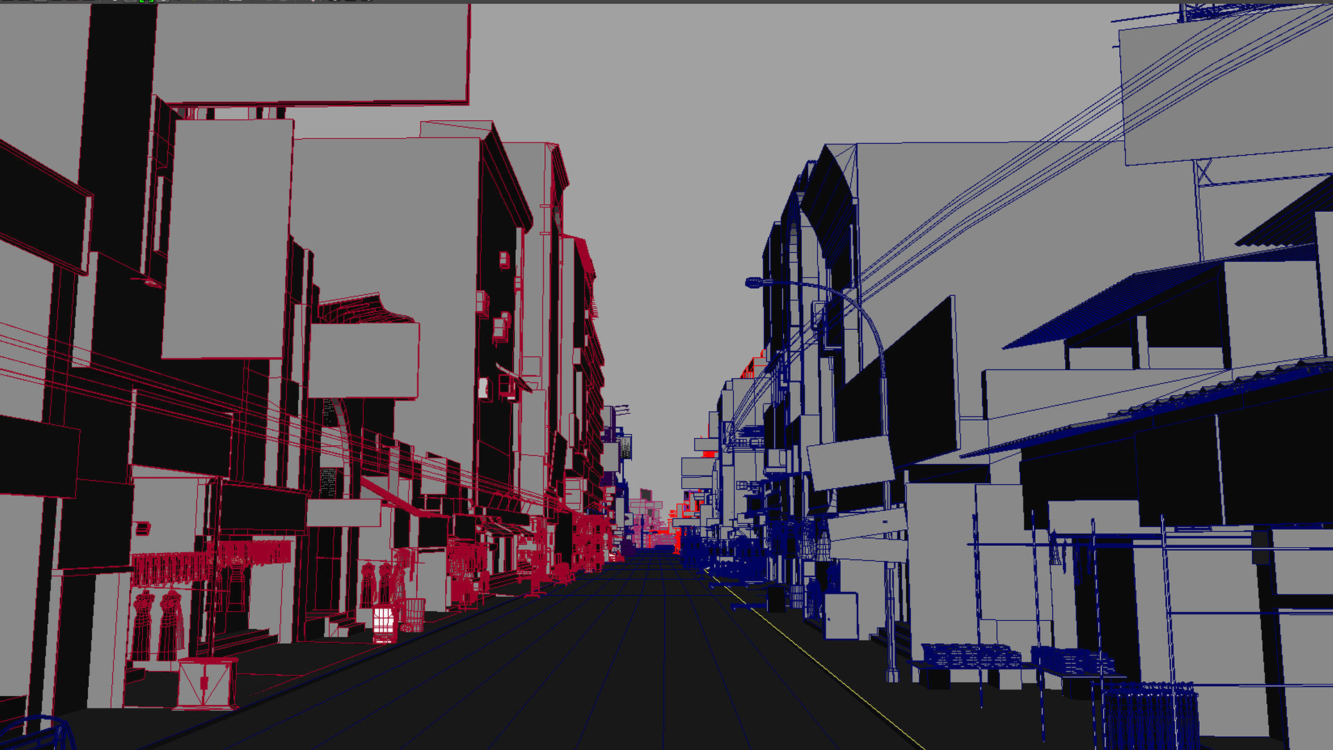 market bazaar street road 3d model 3D model_137