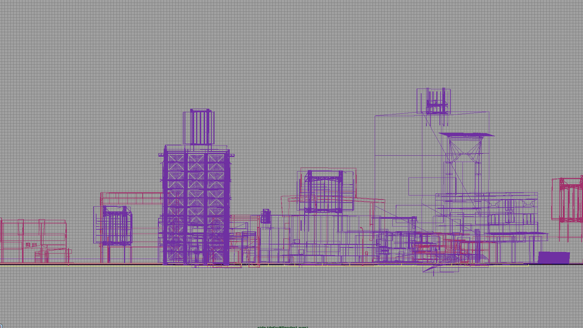 market bazaar street road 3d model 3D model_91